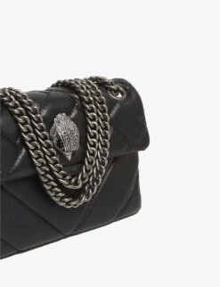 Kurt Geiger London Mini Kensington Leather Shoulder Bag -Kurtgeiger Store 133 3004522 14708001090 BLACK ALT02