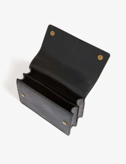 Kurt Geiger London Shoreditch Croc-embossed Leather Cross-body Bag -Kurtgeiger Store 133 3004522 288850011900 BLACKSLVHW ALT04