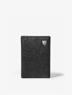Billfold Logo-embossed Leather Wallet
