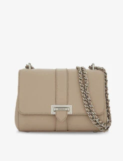 Lottie Small Grained-leather Shoulder Bag