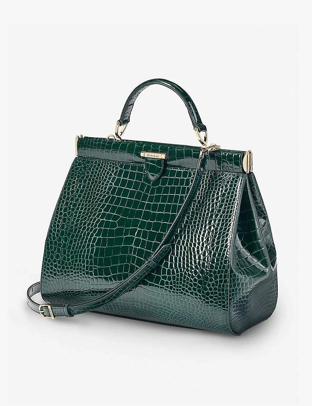 Florence Large Croc-embossed Leather Top-handle Bag 2 Florence Large Croc-embossed Leather Top-handle Bag - Image 2