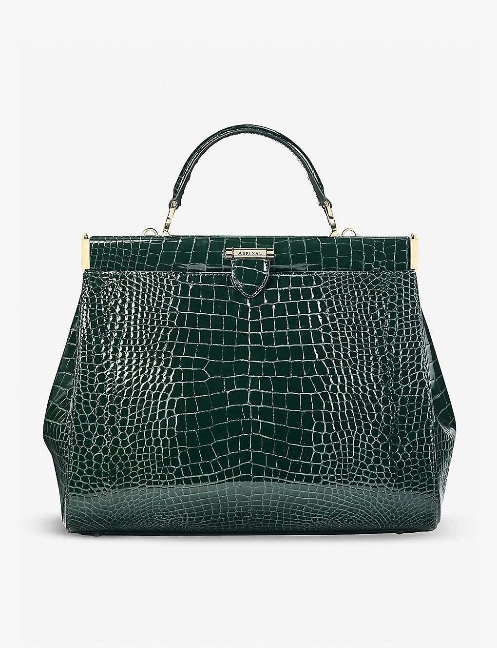 Florence Large Croc-embossed Leather Top-handle Bag 3 Florence Large Croc-embossed Leather Top-handle Bag - Image 3