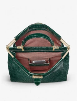 Florence Large Croc-embossed Leather Top-handle Bag 7 Florence Large Croc-embossed Leather Top-handle Bag -Kurtgeiger Store 528 10005 042197723600000 ALT03