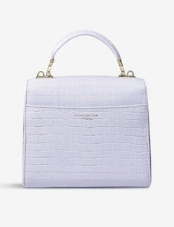 Mayfair Medium Croc-embossed Leather Tote Bag -Kurtgeiger Store 528 10005 042209125750000 ALT02