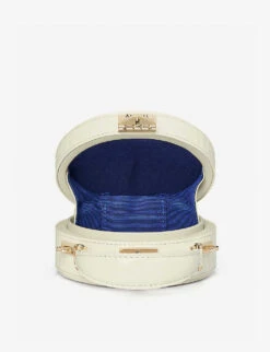 Hat Box Mini Croc-embossed Leather Cross-body Bag -Kurtgeiger Store 528 10005 042211221470000 ALT04