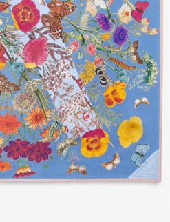 Botanical 'A' Floral-print Silk Scarf -Kurtgeiger Store 528 10005 051183624070000 ALT02