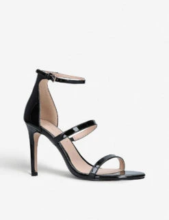 Kurt Geiger London Park Lane Patent Leather Stiletto Sandals -Kurtgeiger Store 5305 10004 1590500309 BLACK ALT02