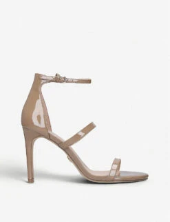 Kurt Geiger London Park Lane Patent Strappy Sandals