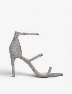 Kurt Geiger London Park Lane Metallic Heeled Sandals