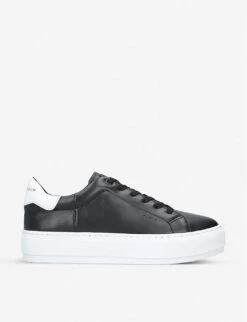 Kurt Geiger London Laney Leather Platform Trainers