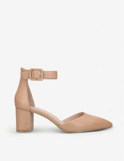 Kurt Geiger London Burlington Buckled Leather Courts -Kurtgeiger Store 5305 10004 2624148109 CAMEL ALT02