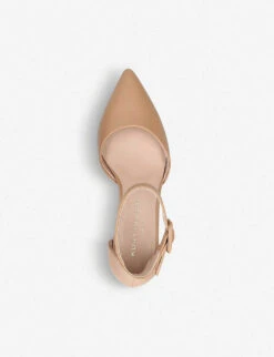 Kurt Geiger London Burlington Buckled Leather Courts -Kurtgeiger Store 5305 10004 2624148109 CAMEL ALT03