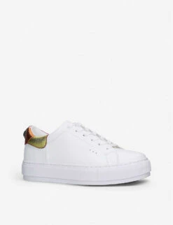 Kurt Geiger London Laney Metallic-stripe Leather Trainers -Kurtgeiger Store 5305 10004 3829769109 MULTOTHER ALT02