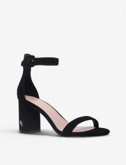 Kurt Geiger London Langley Suede Heeled Sandals -Kurtgeiger Store 923 10004 1495800209 BLACK ALT02