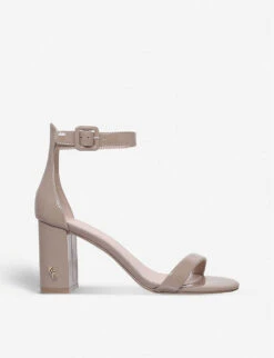 Kurt Geiger London Langley Patent-leather Heeled Sandals