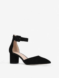 Kurt Geiger London Burlington Pointed Toe Suede Court Shoes -Kurtgeiger Store 923 10004 1724900209 BLACK ALT02