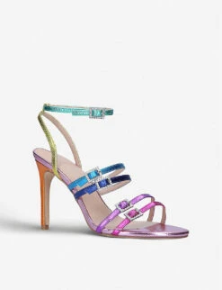 Kurt Geiger London Pierra Rainbow Leather Heeled Sandals -Kurtgeiger Store R00003931 MULTOTHER ALT02