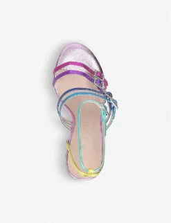 Kurt Geiger London Pierra Rainbow Leather Heeled Sandals -Kurtgeiger Store R00003931 MULTOTHER ALT03