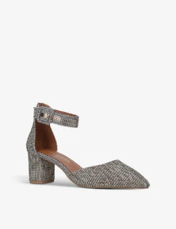 Kurt Geiger London Burlington Logo-embossed Woven Courts -Kurtgeiger Store R00100472 BEIGE ALT02