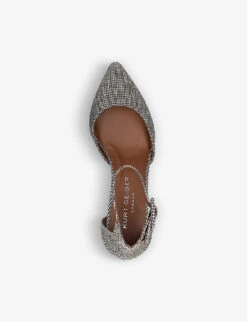 Kurt Geiger London Burlington Logo-embossed Woven Courts -Kurtgeiger Store R00100472 BEIGE ALT03