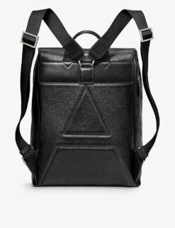 Reporter Logo-embellished Leather Backpack -Kurtgeiger Store R00117576 ALT02