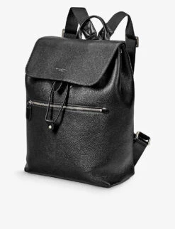 Reporter Logo-embellished Leather Backpack -Kurtgeiger Store R00117576 ALT03