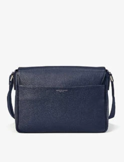 Reporter Logo-embellished Leather Messenger Bag -Kurtgeiger Store R00117579 ALT02