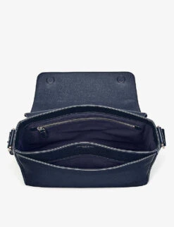 Reporter Logo-embellished Leather Messenger Bag -Kurtgeiger Store R00117579 ALT03