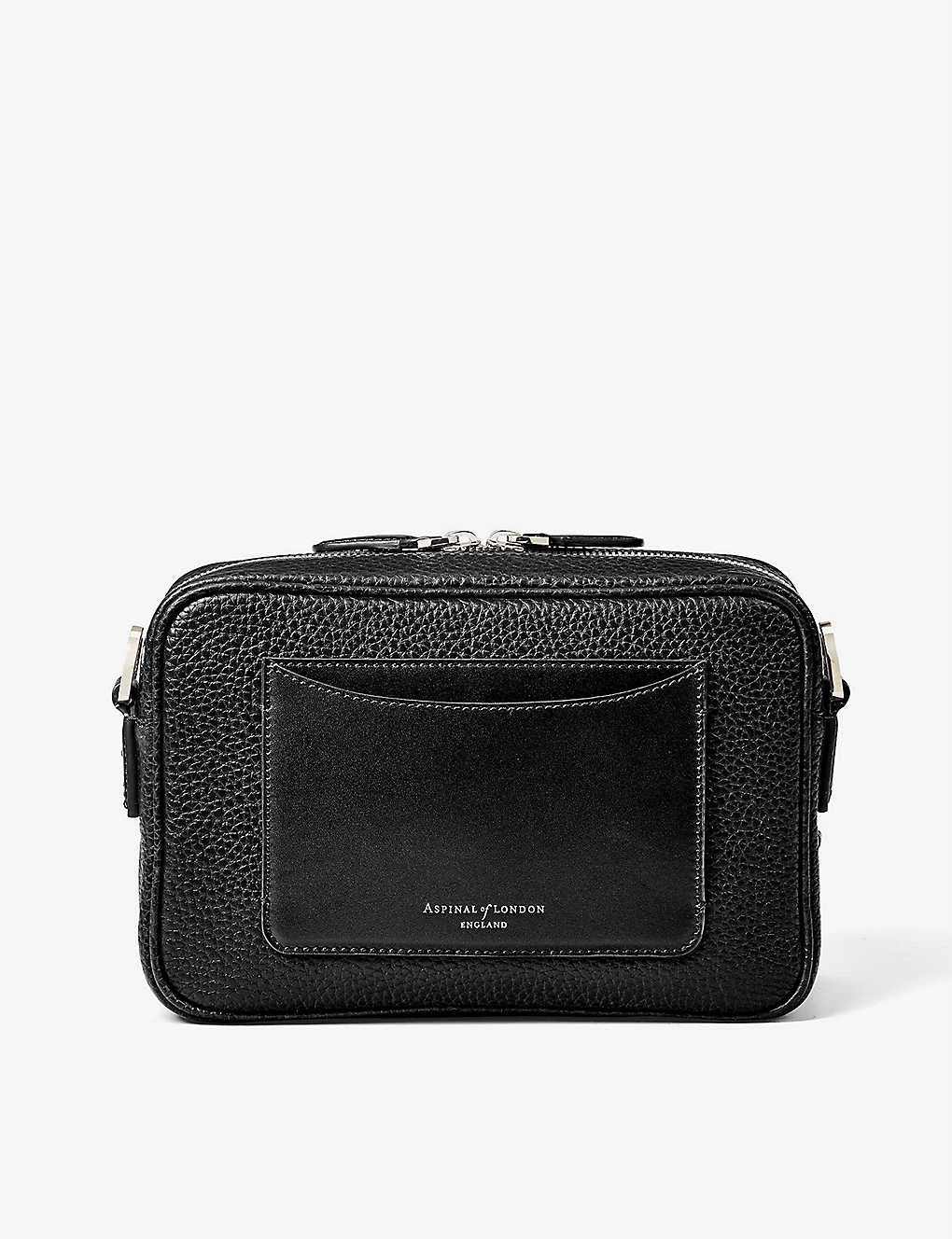 Reporter Logo-embellished Leather Cross-body Bag 3 Reporter Logo-embellished Leather Cross-body Bag - Image 3