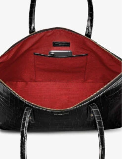 Regent Croc-embossed Leather Tote Bag -Kurtgeiger Store R00117835 ALT03