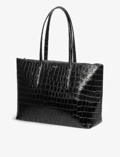 Regent Croc-embossed Leather Tote Bag -Kurtgeiger Store R00117835 ALT04