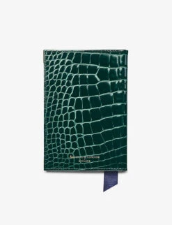 Plain Crocodile-embossed Leather Passport Cover -Kurtgeiger Store R00117883 ALT02