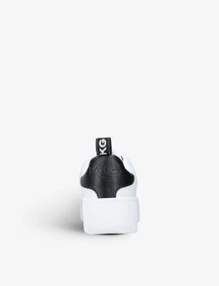 KG Kurt Geiger Lighter Platform Faux-leather Trainers -Kurtgeiger Store R03695177 WHITEBLK ALT03
