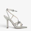 KG Kurt Geiger Alexa Metallic Faux-leather Heeled Sandals