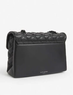 Kurt Geiger London Kensington Drench Leather Shoulder Bag -Kurtgeiger Store R03698360 BLACK ALT02