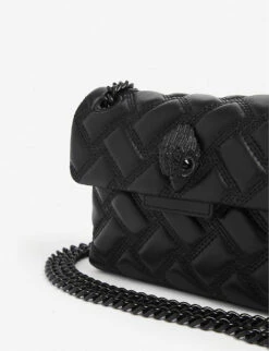 Kurt Geiger London Kensington Mini Quilted Leather Shoulder Bag -Kurtgeiger Store R03698361 BLACK ALT02