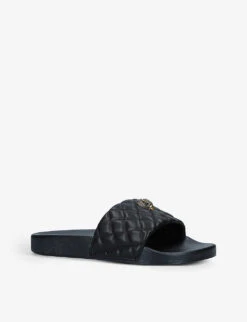 Kurt Geiger London Meena Eagle Rubber Sliders -Kurtgeiger Store R03700149 BLACK ALT02