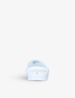 Kurt Geiger London KGL Brand-embossed Shell Pool Sliders -Kurtgeiger Store R03701669 WHITE ALT03