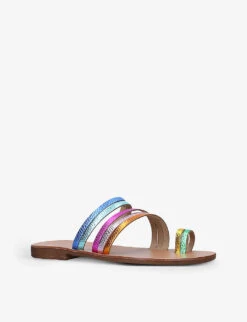 Kurt Geiger London Deliah Rainbow Leather Sandals -Kurtgeiger Store R03703592 MULTOTHER ALT02