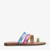 Kurt Geiger London Deliah Rainbow Leather Sandals