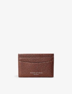 Logo-embellished Leather Card Holder -Kurtgeiger Store R03706342 TOBACCO ALT02