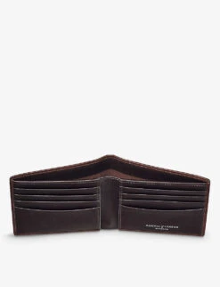 Billfold Logo-embellished Leather Wallet -Kurtgeiger Store R03706346 TOBACCO ALT03