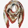 Hot Air Balloon Graphic-print Silk Scarf