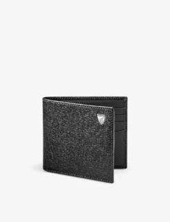 Billfold Logo-embellished Leather Wallet