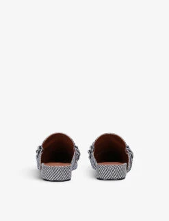 Kurt Geiger London Chelsea Stud-embellished Leather Mules -Kurtgeiger Store R03758667 SILVER ALT03