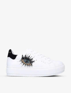Kurt Geiger London Laney Platform Leather Low-top Trainers