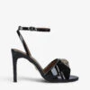 Kurt Geiger London Kensington Paten-leather Heeled Sandals