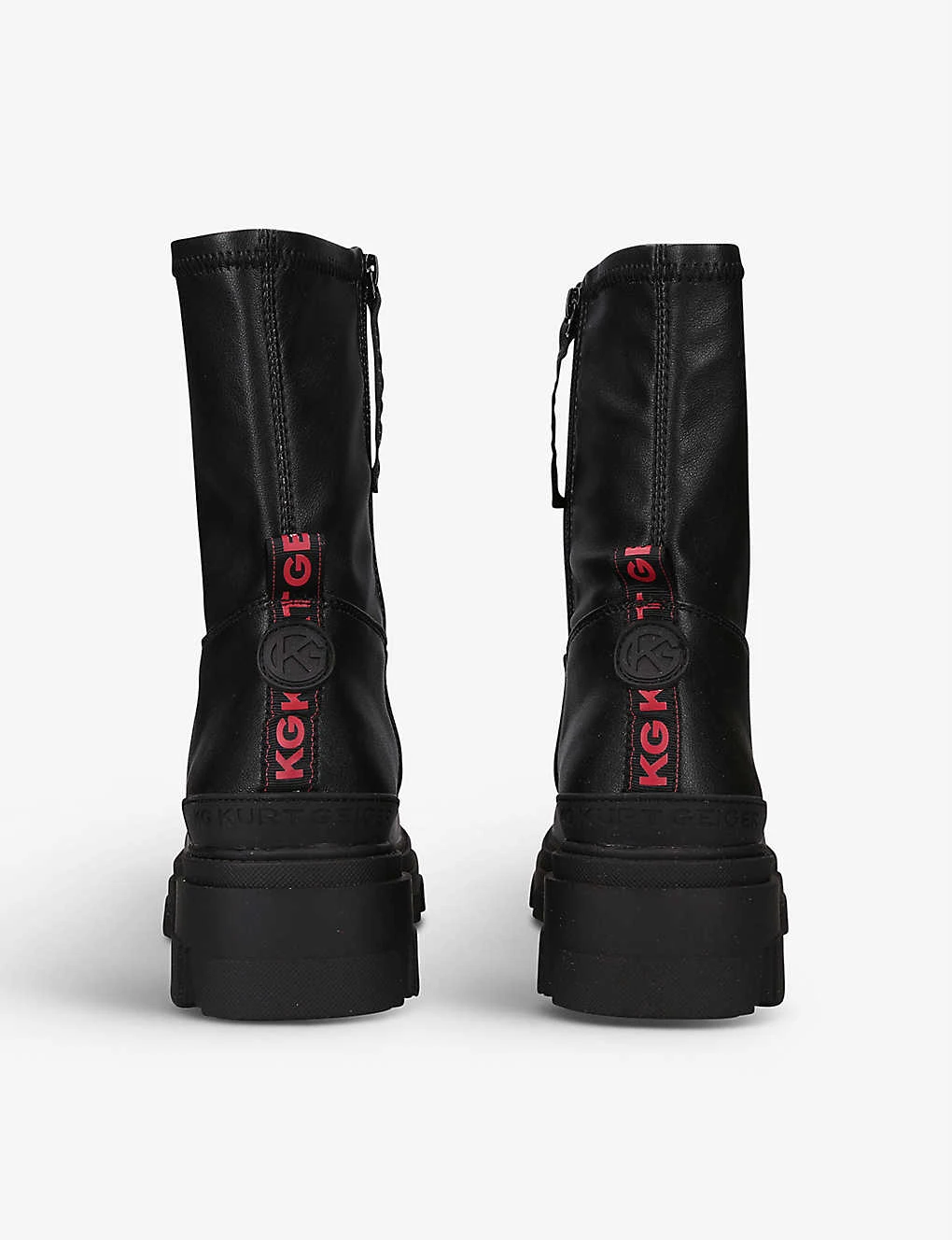 KG Kurt Geiger Trekker Ankle-length Faux-leather Boots 4 KG Kurt Geiger Trekker Ankle-length Faux-leather Boots - Image 4