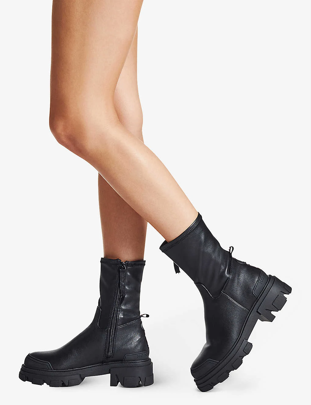 KG Kurt Geiger Trekker Ankle-length Faux-leather Boots 5 KG Kurt Geiger Trekker Ankle-length Faux-leather Boots - Image 5