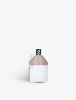 KG Kurt Geiger Lighter Embellished Low-top Faux-leather Trainers -Kurtgeiger Store R03767225 WHITE ALT03